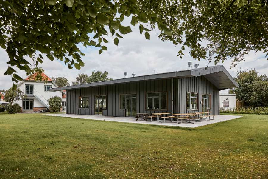 Sankt Birgitta School gets fantastic “steel barracks”, Private school - Østergade 64, 4930 Maribo